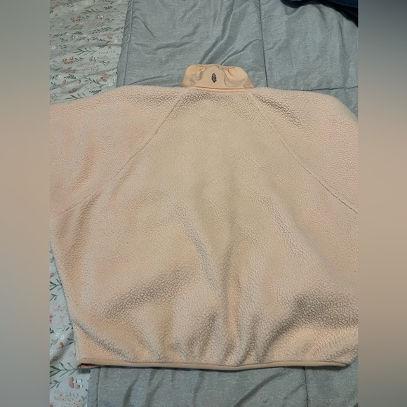 FP Movement by Free People Soft Peachy Pink Teddy Jacket - Picture 8 of 11